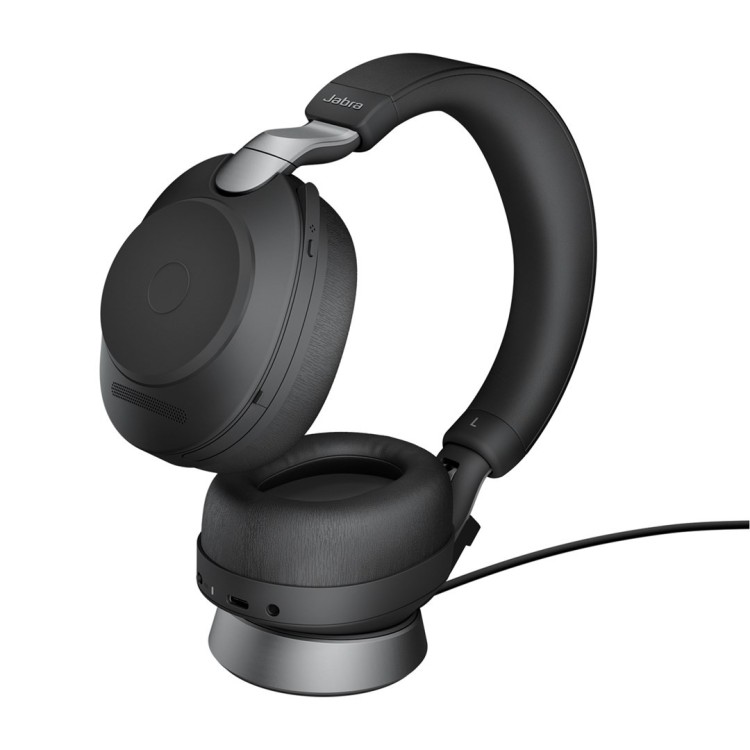 Jabra 28599-989-989 słuchawki/zestaw słuchawkowy Przewodowy i Bezprzewodowy Opaska na głowę Biuro/centrum telefoniczne USB Typu-A Bluetooth Czarny