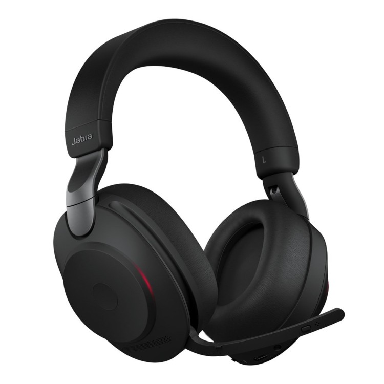 Jabra 28599-989-989 słuchawki/zestaw słuchawkowy Przewodowy i Bezprzewodowy Opaska na głowę Biuro/centrum telefoniczne USB Typu-A Bluetooth Czarny