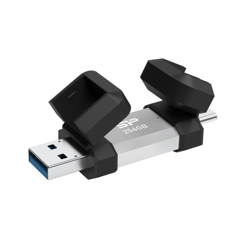 Silicon Power C51 256GB USB-A USB-C Silver