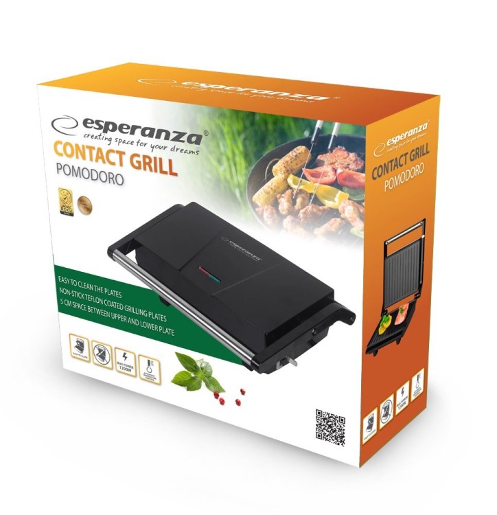 ESPERANZA ESPERANZA GRILL KONTAKTOWY POMODORO 1200W EKG014