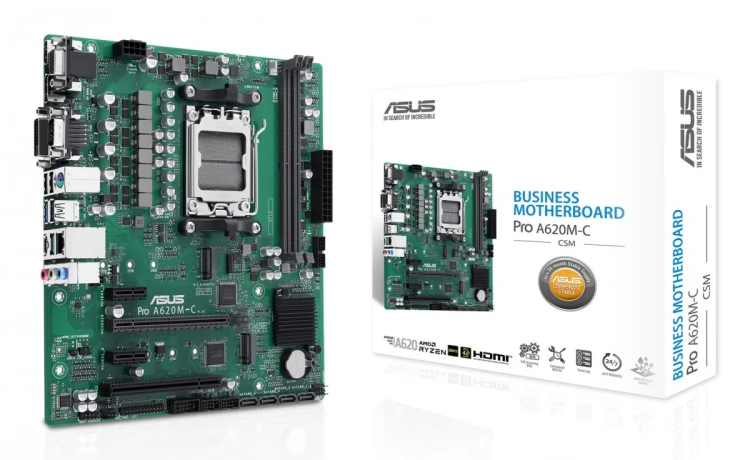 ASUS PRO A620M-C-CSM AMD A620 Gniazdo AM5 micro ATX