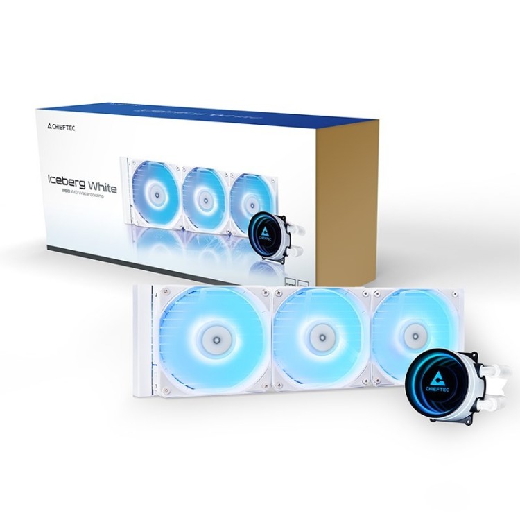 Chłodzenie wodne Chieftec Iceberg 360 RGB white
