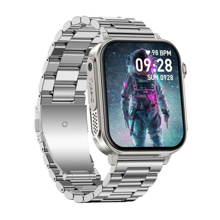 Smartwatch Colmi P80 (stalowo-srebrny)