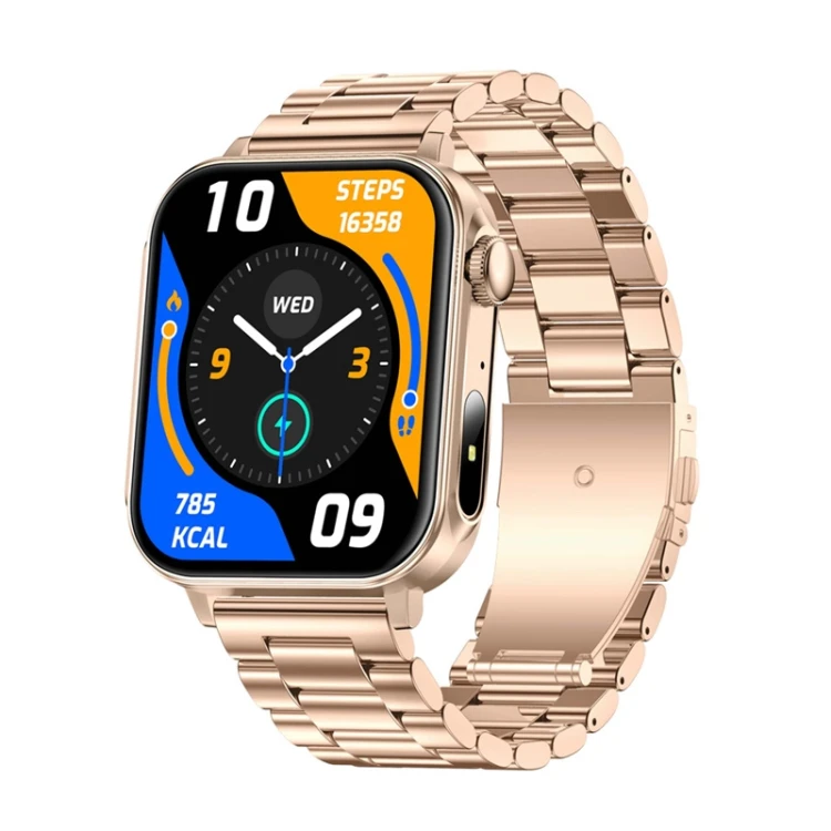 Smartwatch Colmi P80 (stalowo-złoty)