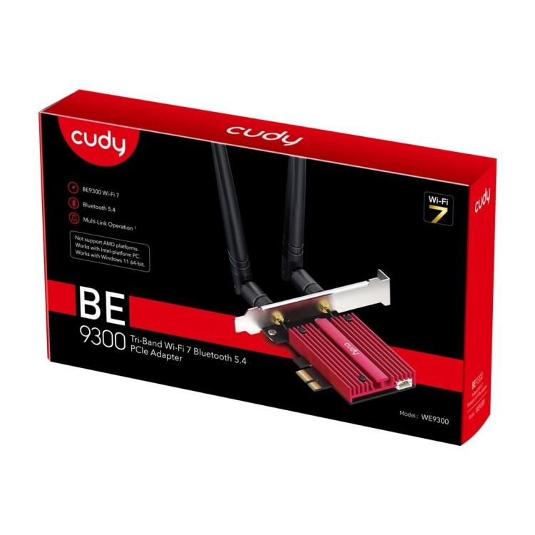CUDY WE9300 Adapter BE9300 Wi-Fi 7 Bluetooth