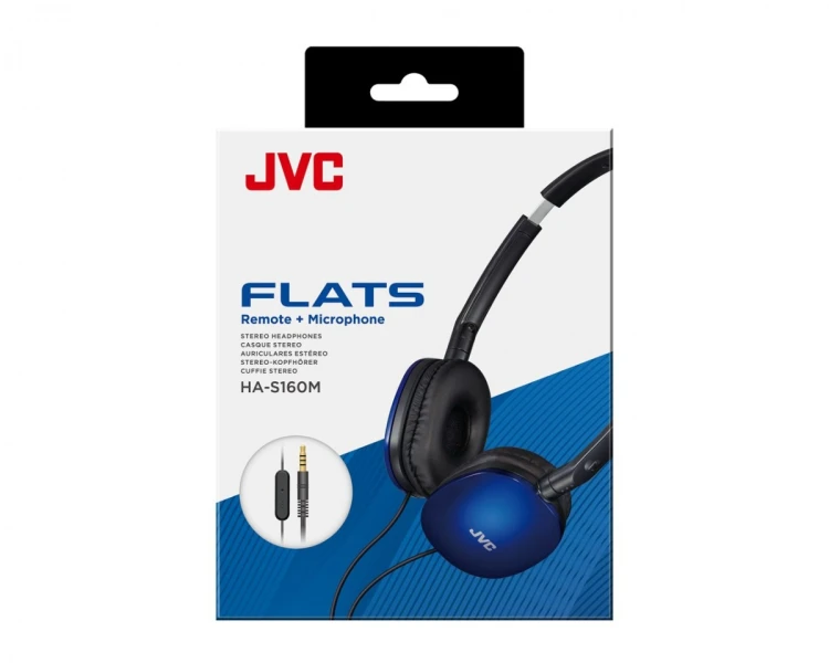 Słuchawki JVC HA-S160M-AU Niebieskie