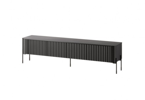 Szafka RTV VERA 190x40x50 czarny mat