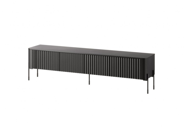 Szafka RTV VERA 190x40x50 czarny mat