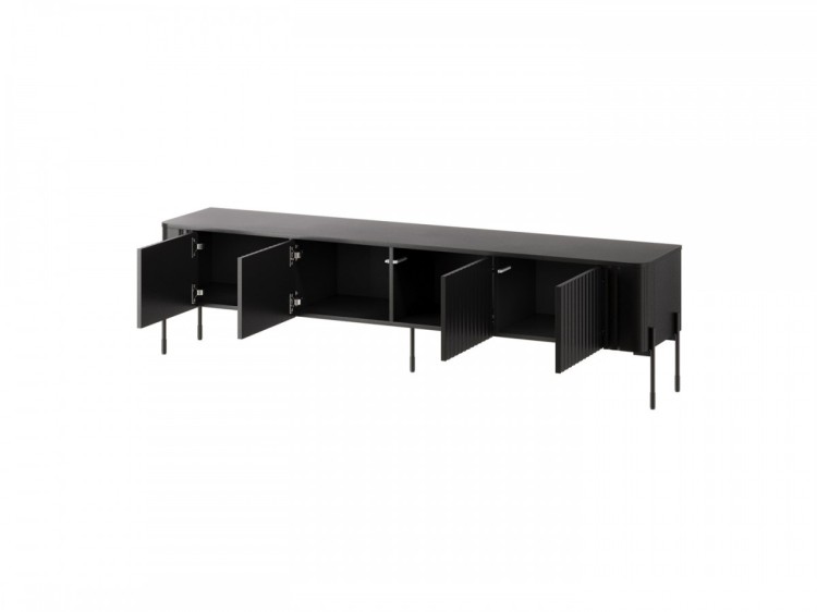 Szafka RTV VERA 190x40x50 czarny mat