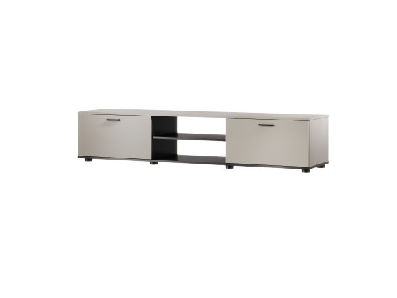 Szafka RTV SOHO 180x43x37 kaszmir+czarny
