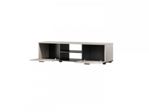 Szafka RTV SOHO 140x43x37 kaszmir+czarny