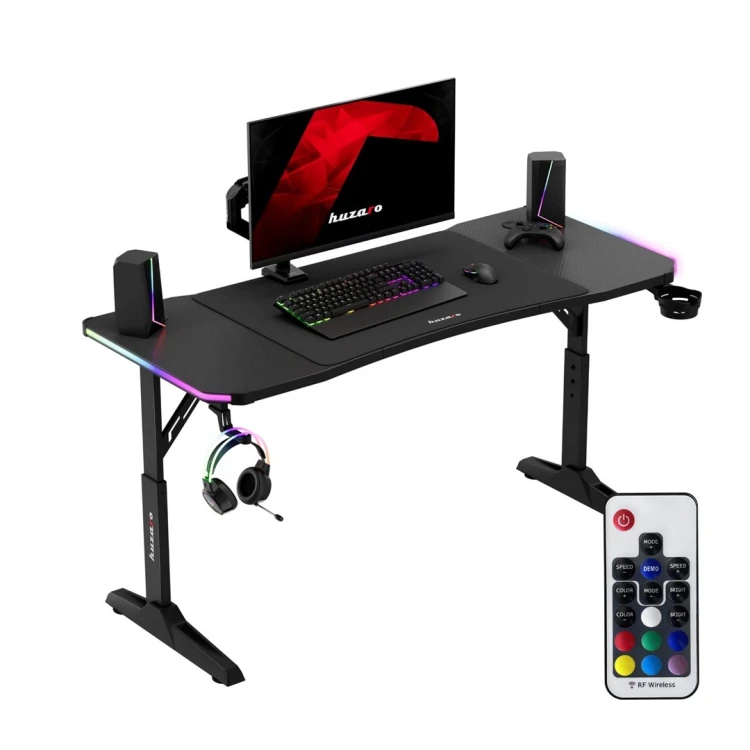 Biurko gamingowe Huzaro Hero 3.6 RGB Black