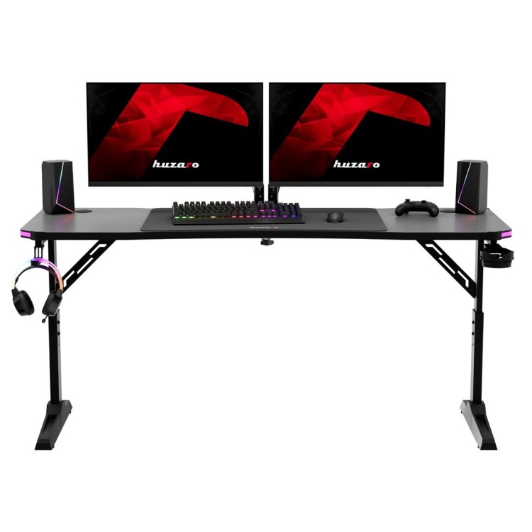 Biurko gamingowe Huzaro Hero 4.6 RGB Black