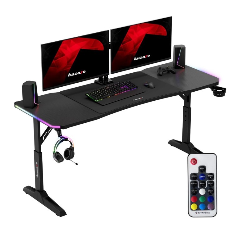 Biurko gamingowe Huzaro Hero 4.6 RGB Black