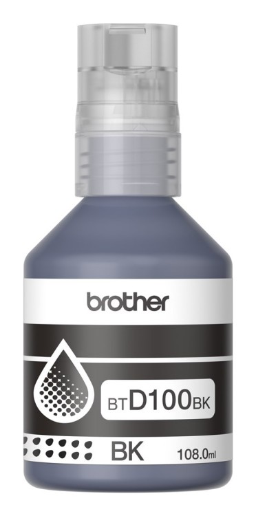 BROTHER Tusz czarny BTD100BK=BT-D100BK