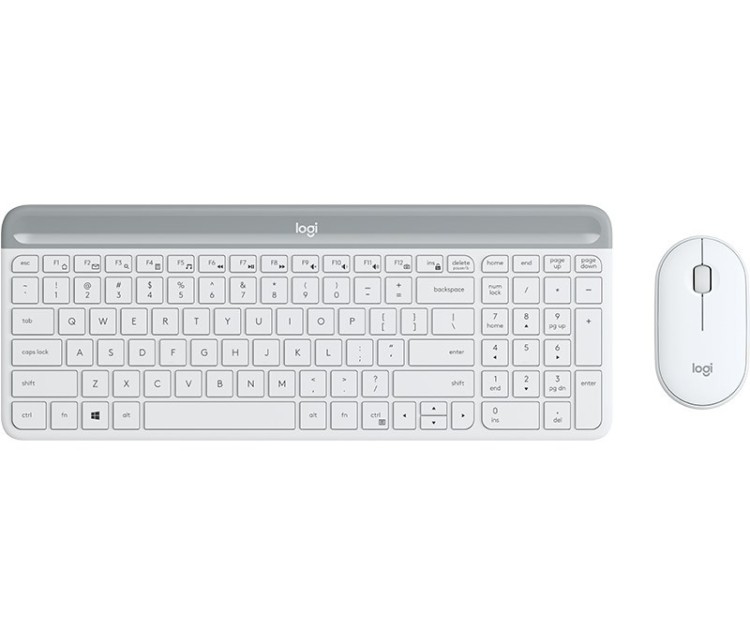 Klawiatura + mysz Logitech MK470 Biały