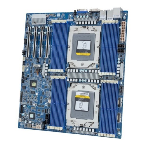 Płyta główna Gigabyte MZ73-LM1 rev.3 2x SP5 AMD Epyc 9004/9005 SoC (24x DIMM, 3x SlimSAS, 1xM.2, 2x10Gbe, IPMI, E-ATX)