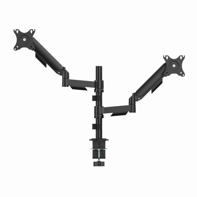 GEMBIRD BIURKOWE, REGULOWANE RAMIĘ/UCHWYT NA DWA MONITORY OD 17" DO 32", OBCIĄŻENIE DO 9 KG