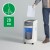 Niszczarka Leitz IQ OptiMax Home Office 225, 15l, P5, 6 kartek, Automatyczny Start/Stop, Funkcja cofania, Obrotowy pojemnik - 33% większa pojemność na