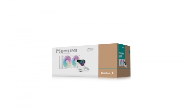 Chłodzenie wodne DeepCool LT240 WH ARGB