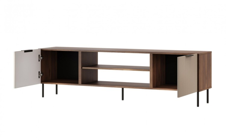 Szafka RTV ALMERA 180,5x42x52,5 orzech/kaszmir