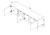 Szafka RTV INSERTO 3D1W 190x40x61,5 kaszmir + LED