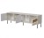 Szafka RTV INSERTO 3D1W 190x40x61,5 kaszmir + LED