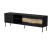 Szafka RTV INSERTO 3D1W 190x40x61,5 czarny + LED