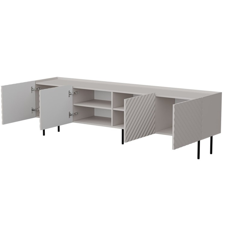 Szafka RTV 4D LUCCA 200x40x59 kaszmir