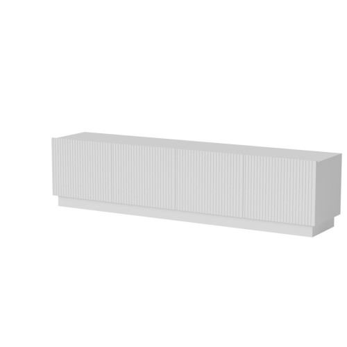 Szafka RTV LIVERTI 200x42x48 biały