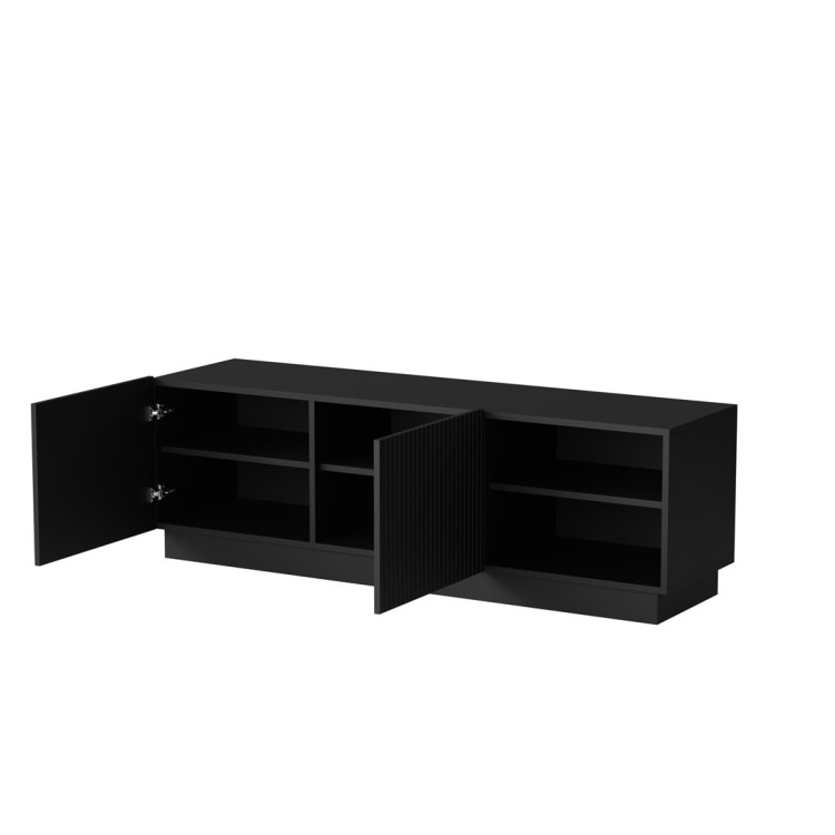 Szafka RTV LIVERTI 150x42x48 czarny