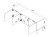 Szafka RTV INSERTO 3D 143,5x40x61,5 kaszmir + LED