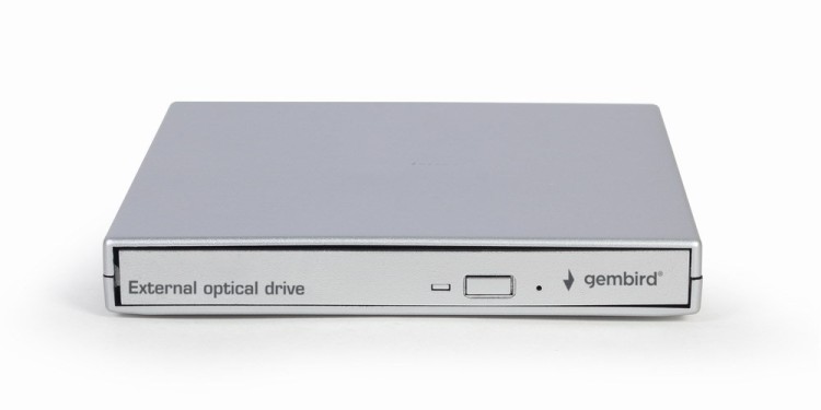 GEMBIRD ZEWNĘTRZNA NAGRYWARKA DVD 8X, CD 24X USB 2.0 SREBRNA