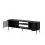Szafka RTV EF CORTINA 180x40x60 czarny
