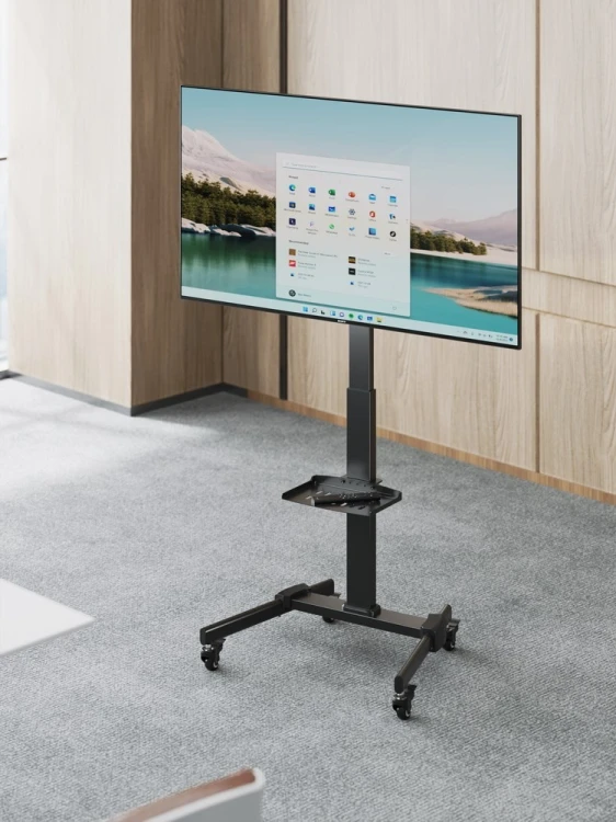 GEMBIRD STOJAK POD TELEWIZOR Z REGULACJĄ WYSOKOŚCI, MOBILNY, NA KÓŁKACH 32" - 55"