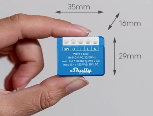 Shelly Wave 1 Mini LR  Element wykonawczy Z-Wave