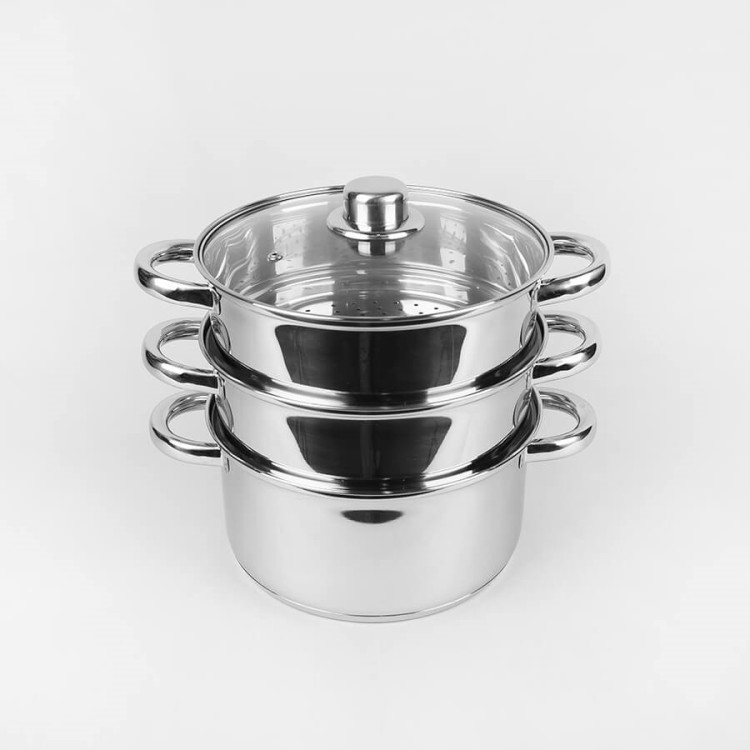 Garnek do gotowania na parze 3L, 20cm MR-2900-20 MAESTRO