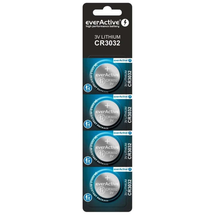 EVERACTIVE BATERIA LITOWA CR3032 BLISTER 4 SZT. CR30324BL