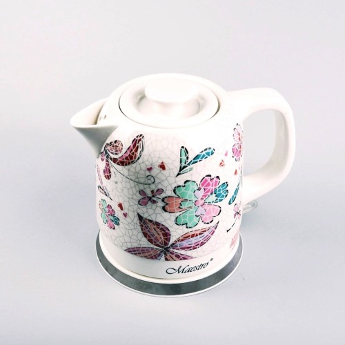 Czajnik elektryczny ceramiczny 1,5L 1500W MR-068-FLOWERS  MAESTRO