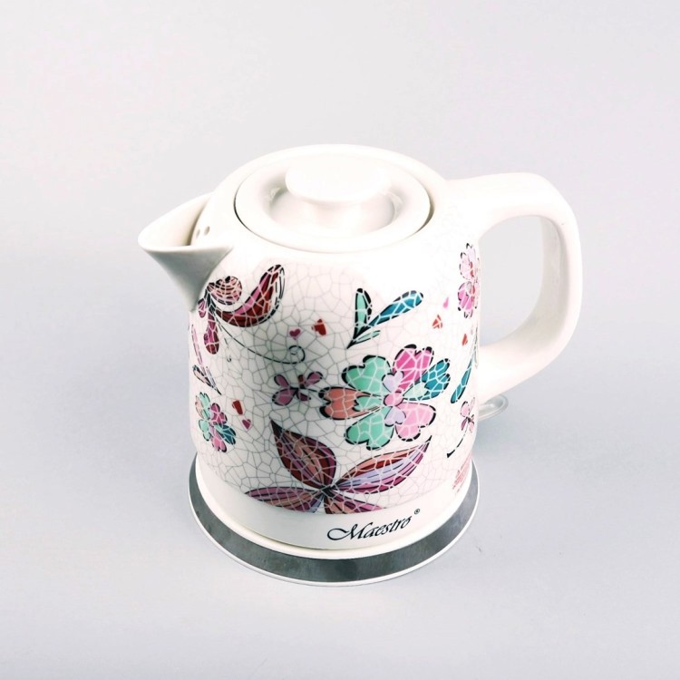 Czajnik elektryczny ceramiczny 1,5L 1500W MR-068-FLOWERS  MAESTRO