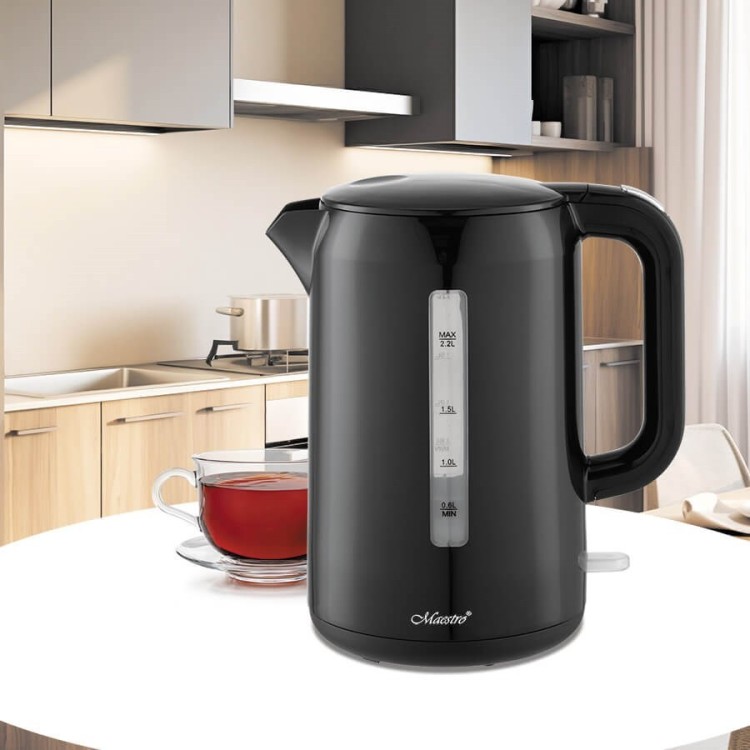 Czajnik elektrycz. 2,2L 2200W MR-022-BLACK  MAESTRO