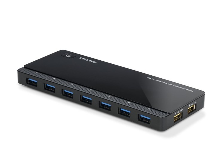 Hub TP-LINK UH720 (7x USB 3.0; kolor czarny)
