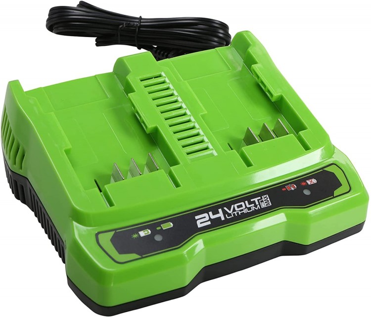 24V Ładowarka 2A dual slot GREENWORKS G24X2UC2 - 2931907
