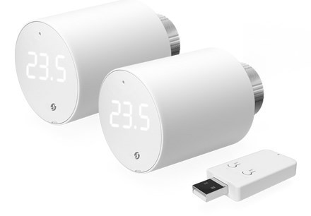 Shelly BLU TRV Gateway Gen3 Inteligentna głowica termostatyczna, 2 sztuki