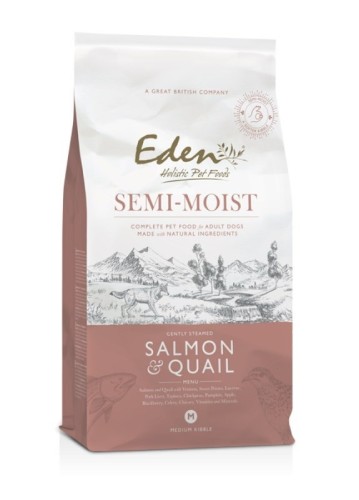 Eden Półwilgotna Łosoś i Przepiórka 10 kg