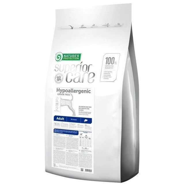 Nature's Protection Hypoallergenic Adult All Breeds łosoś 10kg