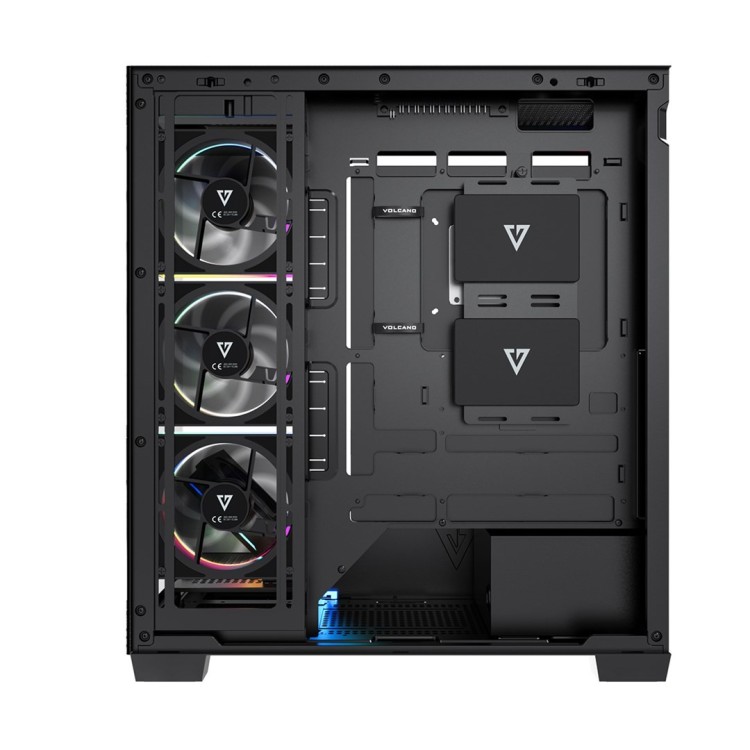 MODECOM OBUDOWA VOLCANO STELLAR PLUS ARGB MIDI 5F BLACK