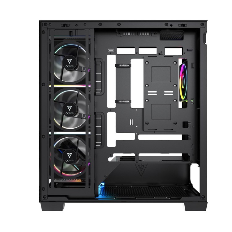 MODECOM OBUDOWA VOLCANO STELLAR PLUS ARGB MIDI 5F BLACK