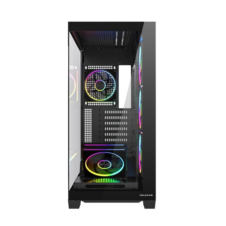 MODECOM OBUDOWA VOLCANO STELLAR PLUS ARGB MIDI 5F BLACK