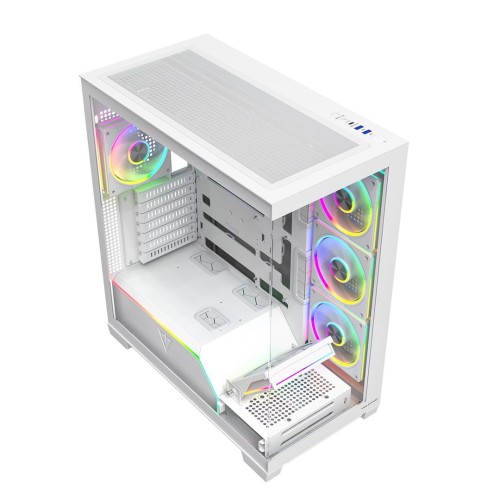 MODECOM OBUDOWA VOLCANO STELLAR PLUS ARGB MIDI 8F WHITE